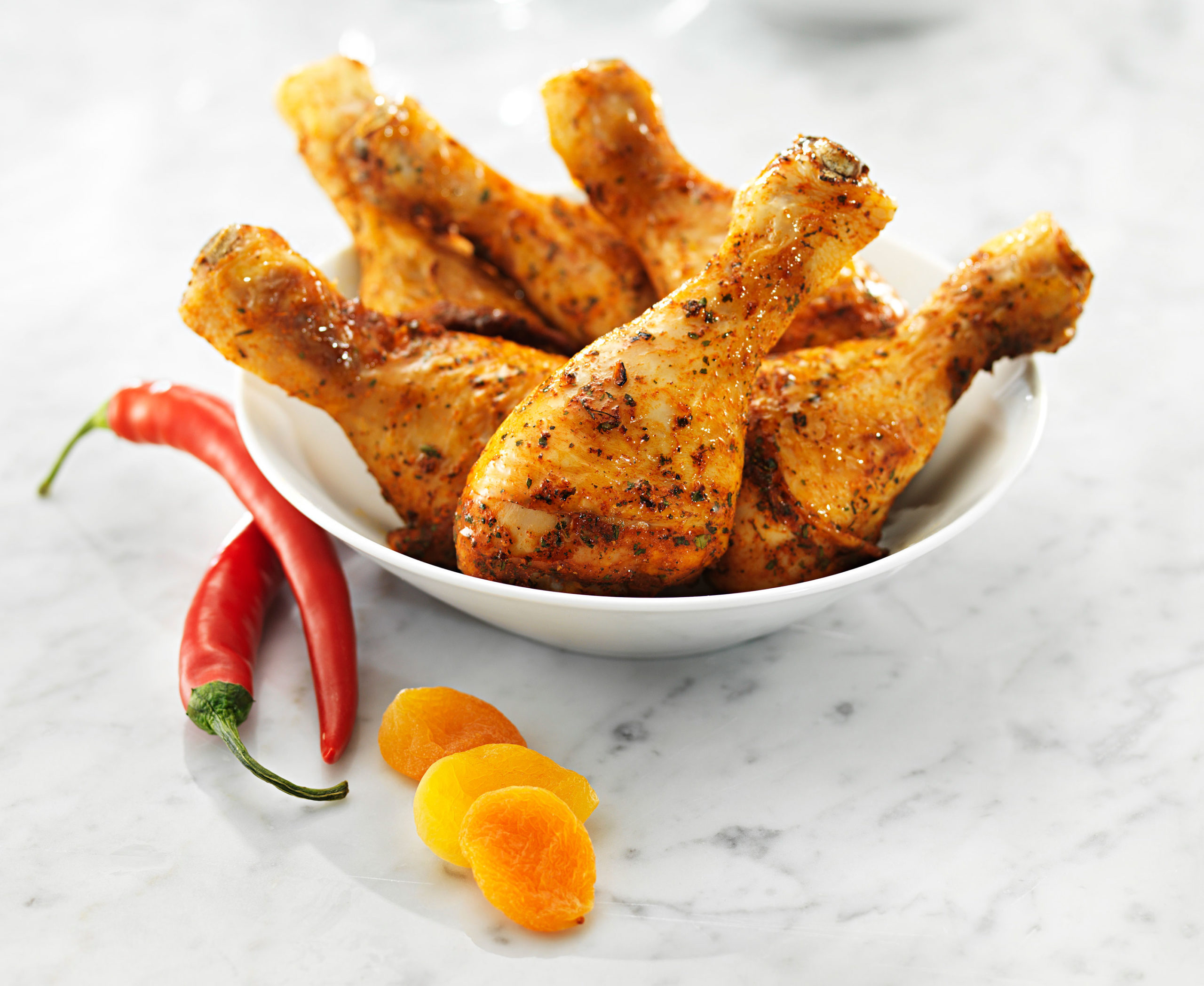 aprikos chili drumsticks